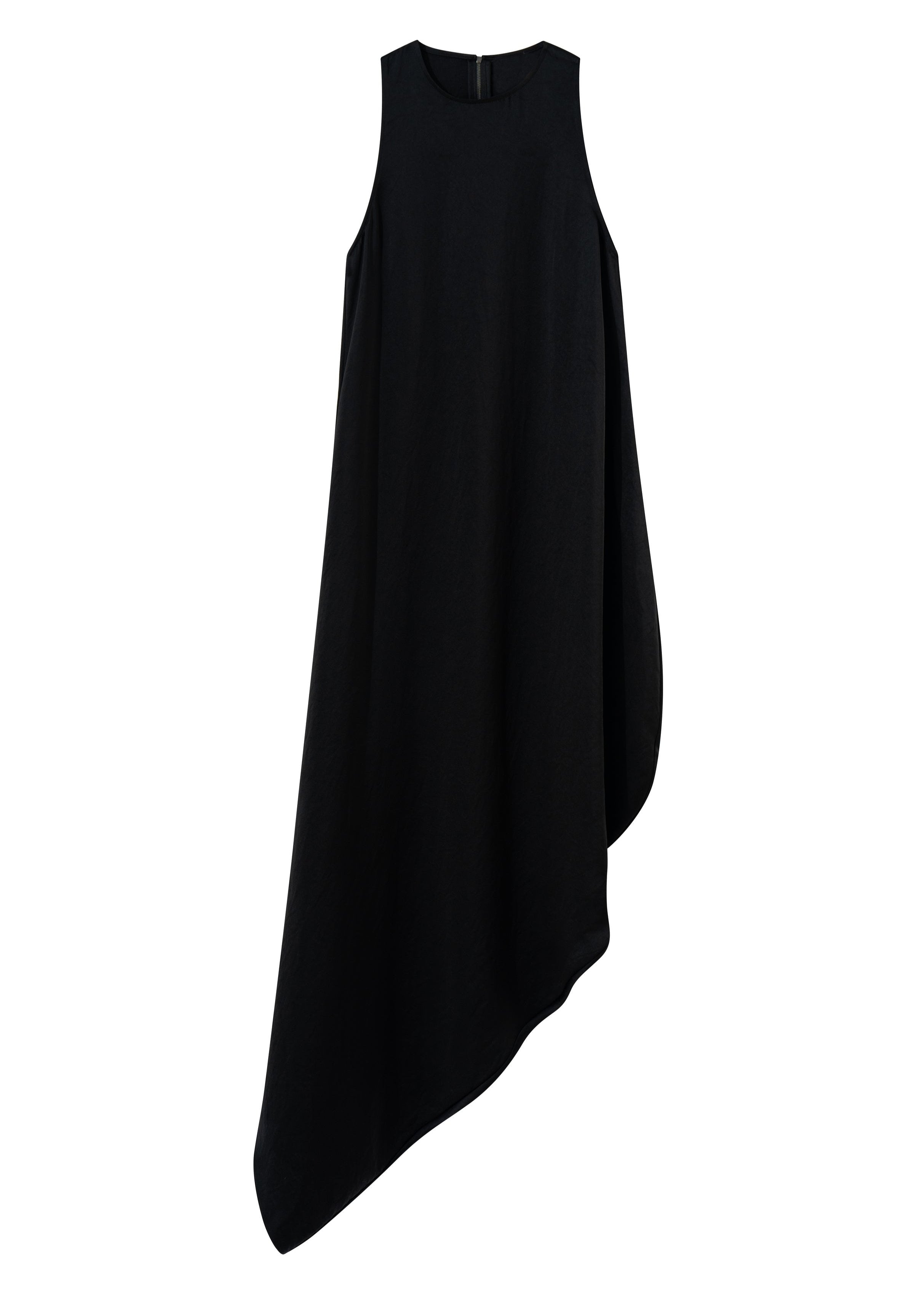 Asymmetric Sleeveless Dress Black Subtle Le Nguyen Asymmetric Sleeveless Dress Black Subtle Le Nguyen