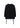 An oversized, black, collarless wrinkle blazer with hidden front side pockets and an inside strap.