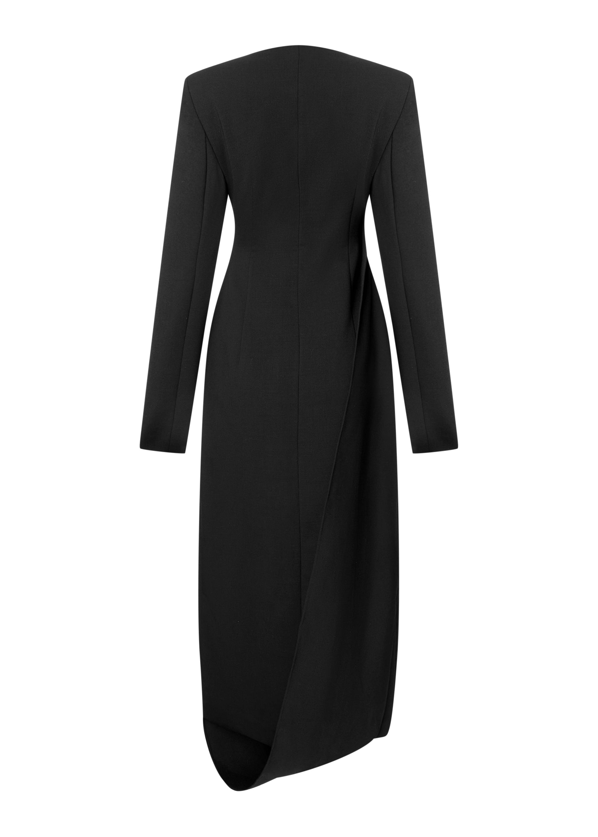 Tailored Fold-Up Coat Dress XS