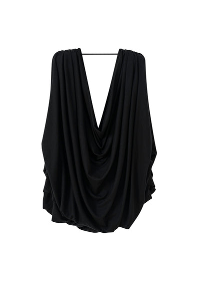 Wool Draped Tunic