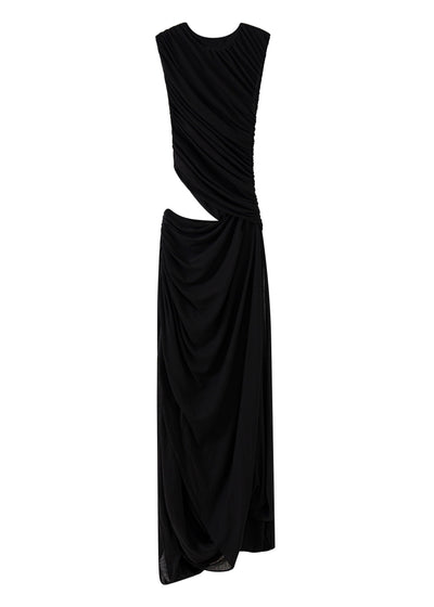 Draped Long Dress