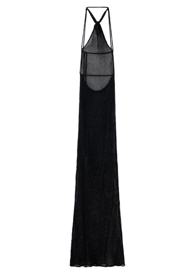 Knotted Halter Dress