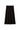 Line Skirt in Wool - black fluted A-line midi skirt